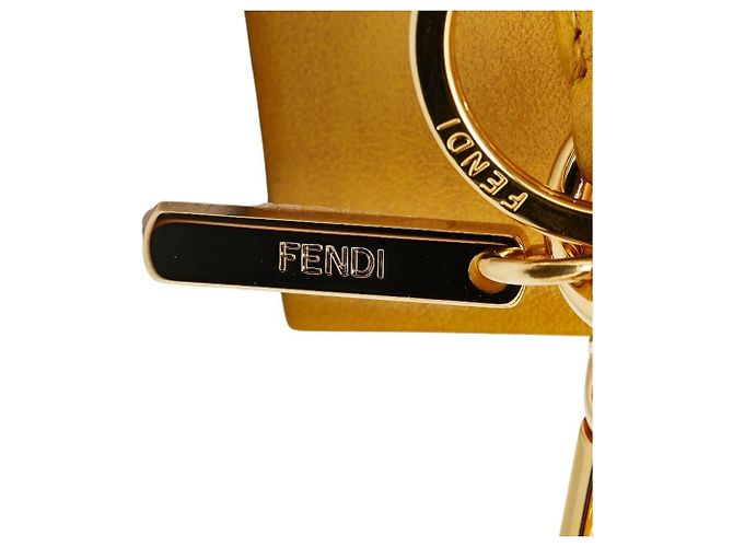 Portachiavi Mini Box Charm Fendi Giallo - vista 6