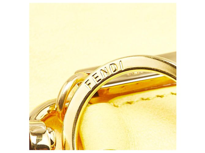Portachiavi Mini Box Charm Fendi Giallo - vista 7