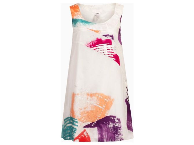 Chloé Abendkleid, Modell Brush Print SS2008 Mehrfarben - Ansicht 4