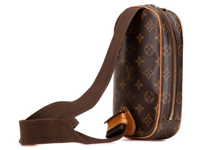 Borsa a corpo Pochette Ganju Monogram Louis Vuitton Marrone - vista 2