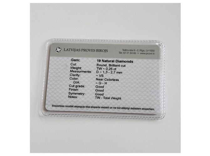 Autre Marque AVALONE Bow Diamantring K18 (YG) 2,2g 0,25 ct - Ansicht 11
