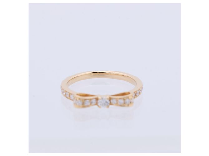 Autre Marque AVALONE Bow Diamantring K18 (YG) 2,2g 0,25 ct - Ansicht 2