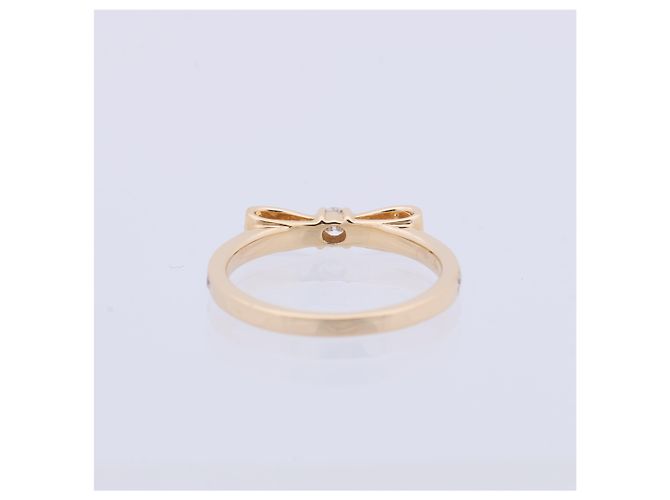 Autre Marque AVALONE Bow Diamantring K18 (YG) 2,2g 0,25 ct - Ansicht 7
