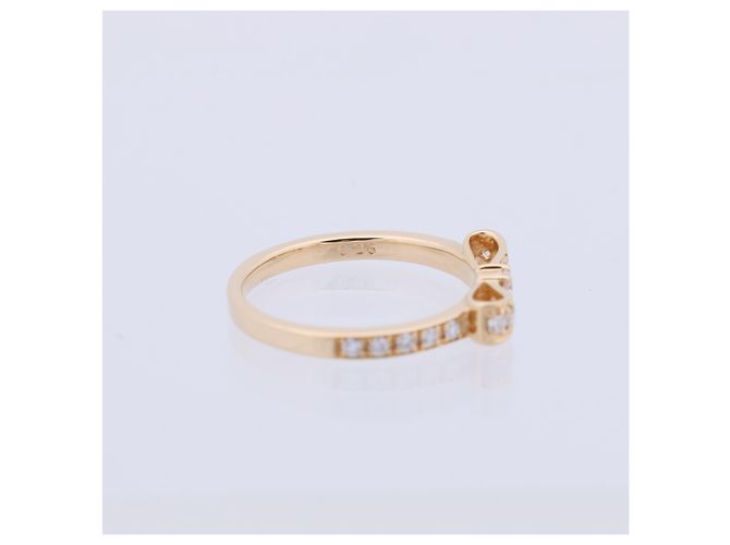 Autre Marque AVALONE Bow Diamantring K18 (YG) 2,2g 0,25 ct - Ansicht 8