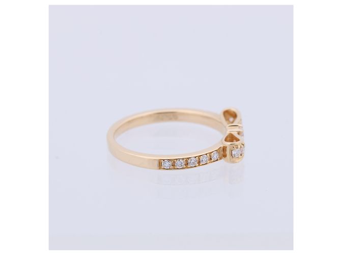 Autre Marque AVALONE Bow Diamantring K18 (YG) 2,2g 0,25 ct - Ansicht 9