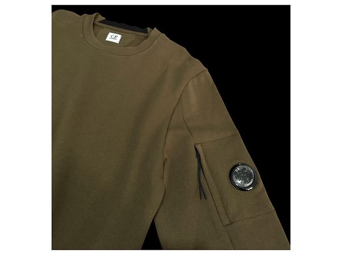 CP Company Diagonal Raised Fleece Sweatshirt Grün - Ansicht 5