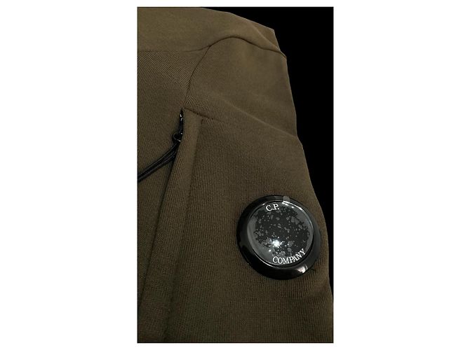CP Company Diagonal Raised Fleece Sweatshirt Grün - Ansicht 6