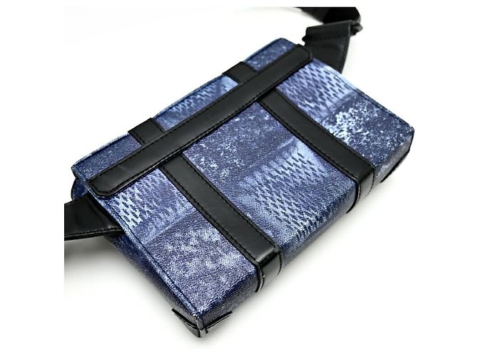 Borsa a tracolla Damier Trunk di Louis Vuitton Blu Damier ebene - vista 4