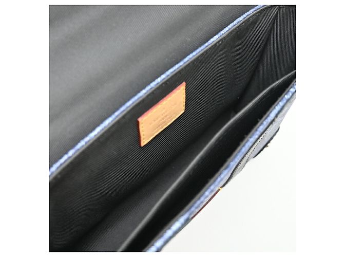 Borsa a tracolla Damier Trunk di Louis Vuitton Blu Damier ebene - vista 6