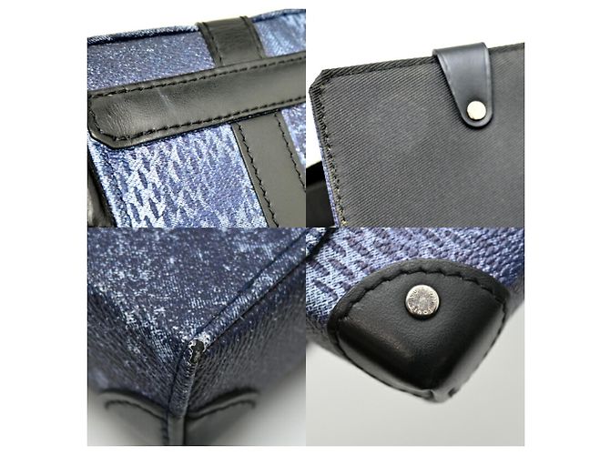 Borsa a tracolla Damier Trunk di Louis Vuitton Blu Damier ebene - vista 7