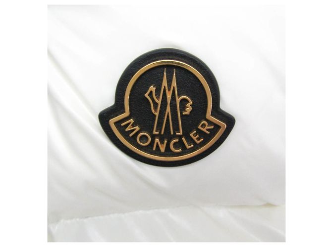 Borsa in nylon da donna Moncler CARADOC Nero Bianco - vista 11