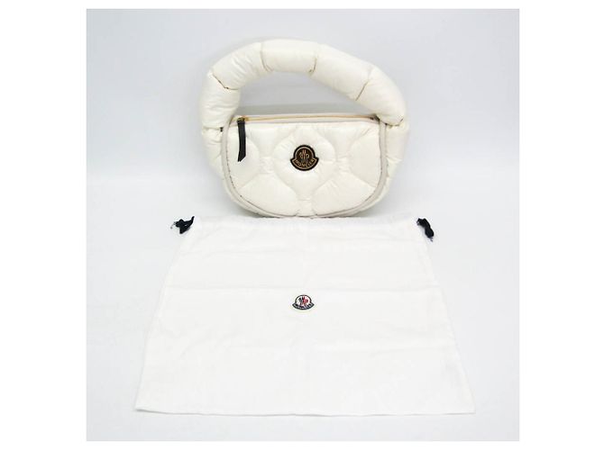 Borsa in nylon Moncler DELILAH Bianco - vista 2