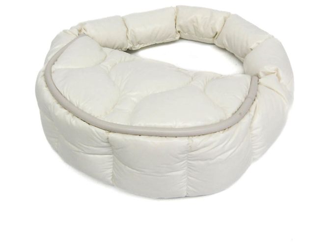 Borsa in nylon Moncler DELILAH Bianco - vista 3