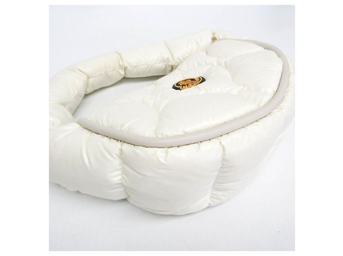 Borsa in nylon Moncler DELILAH Bianco - vista 6