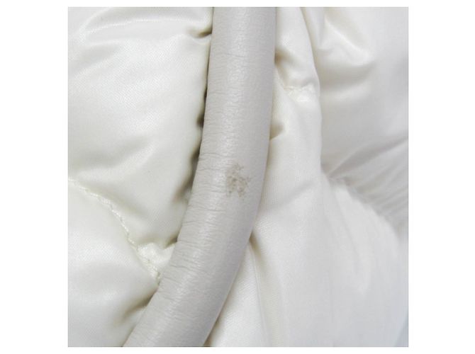 Borsa in nylon Moncler DELILAH Bianco - vista 8