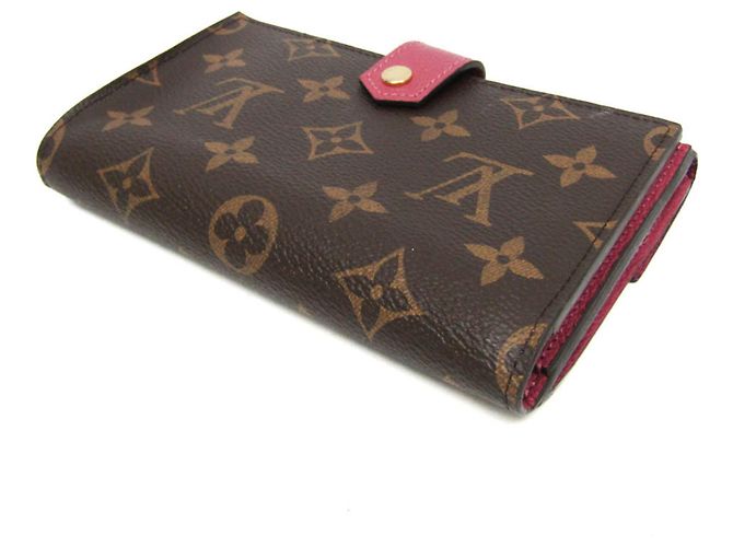 Portafoglio Compatto Pallas Monogram Louis Vuitton Marrone Viola scuro - vista 3