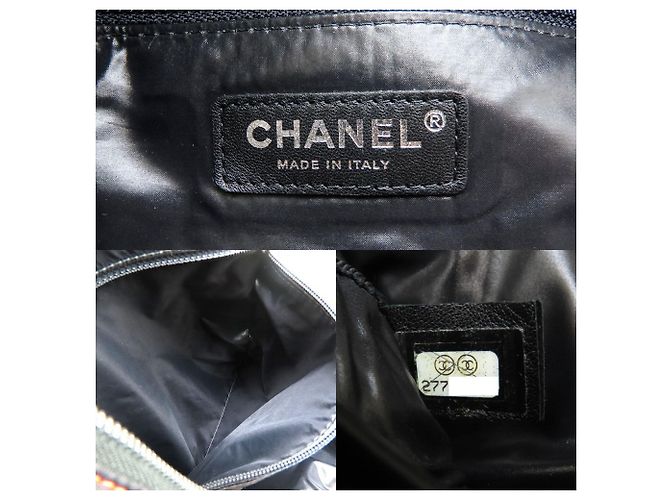 Zaino Neon Matelassé CHANEL Nero Rosa Crudo - vista 7