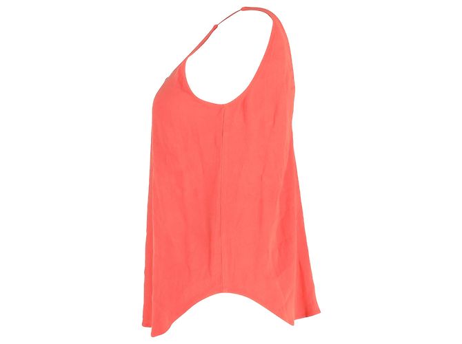 Top Figue Ba&sh en viscosa naranja Coral - vista 2