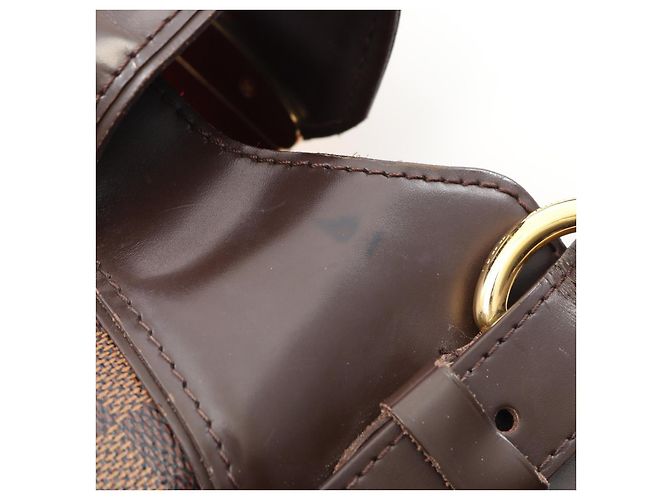 Borsa Louis Vuitton Sistina GM Damier Marrone - vista 10
