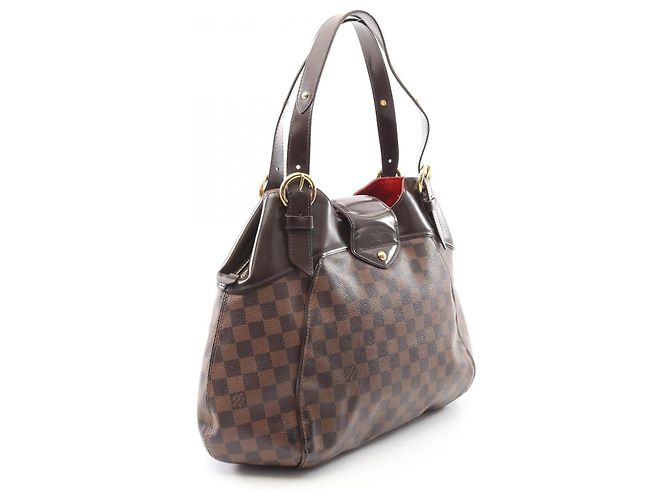 Borsa Louis Vuitton Sistina GM Damier Marrone - vista 4