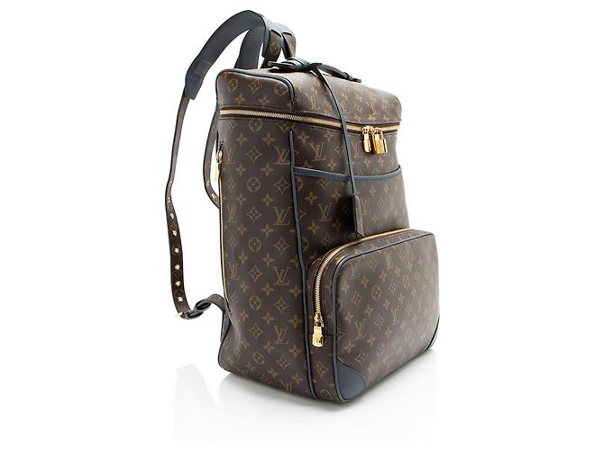 Louis Vuitton Monogram Canvas Slate Backpack Blue - view 2