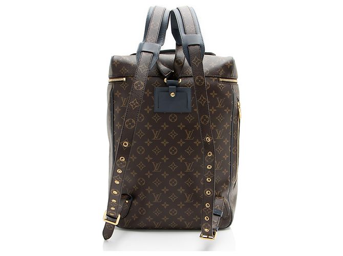 Louis Vuitton Monogram Canvas Slate Backpack Blue - view 3