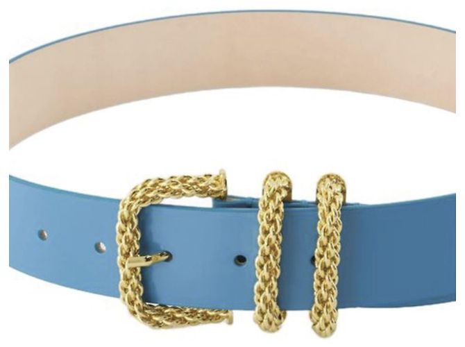Gürtel - By Far - Leder - Blau - Ansicht 2