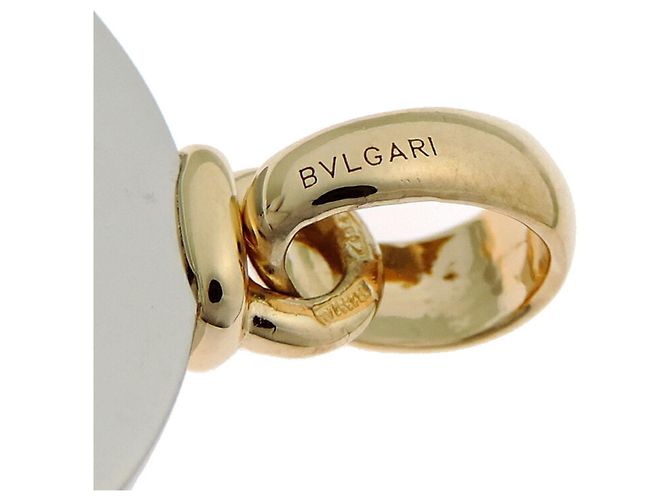 Bulgari Bvlgari Diamantanhänger aus Edelstahl Gelb - Ansicht 4