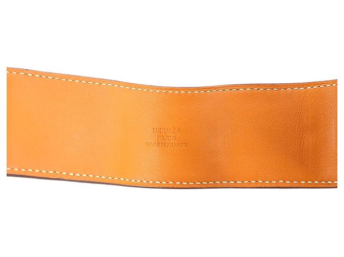 Pulseira Collier de Chien Hermès Marrom Dourado - vista 6