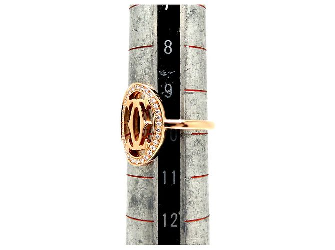 Anello Doppio C Donna Cartier #50 in Oro Rosa D'oro - vista 6