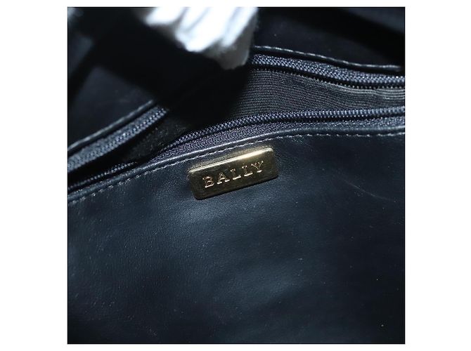 BALLY Borsa a Spalla in Pelle Trapuntata con Catena Marrone Scuro Oro Auth BA4325 D'oro - vista 19