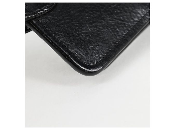 Chrome Hearts Day Planner Cover Leather Black Auth 132856M - view 15