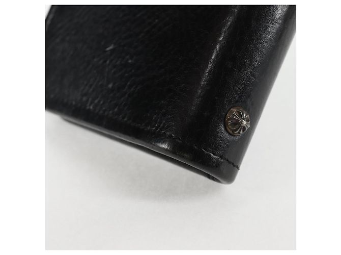 Chrome Hearts Day Planner Cover Leather Black Auth 132856M - view 16