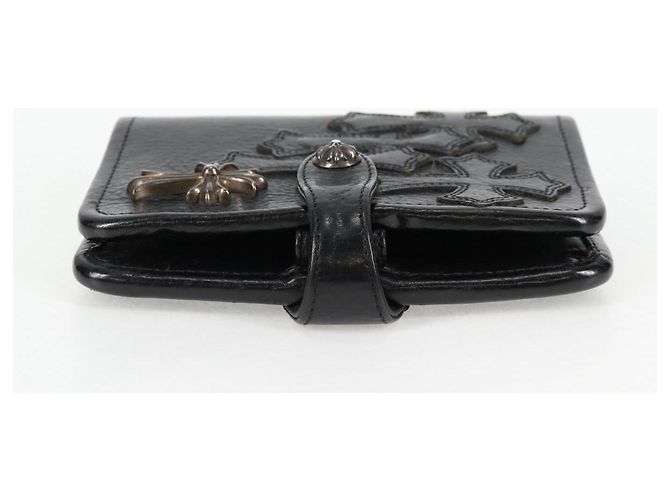 Chrome Hearts Day Planner Cover Leather Black Auth 132856M - view 3