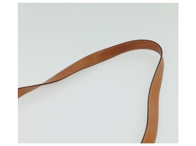 Céline Borsa a mano in tela Macadam CELINE PVC 2in1 Beige Oro Auth 136202 D'oro - vista 15