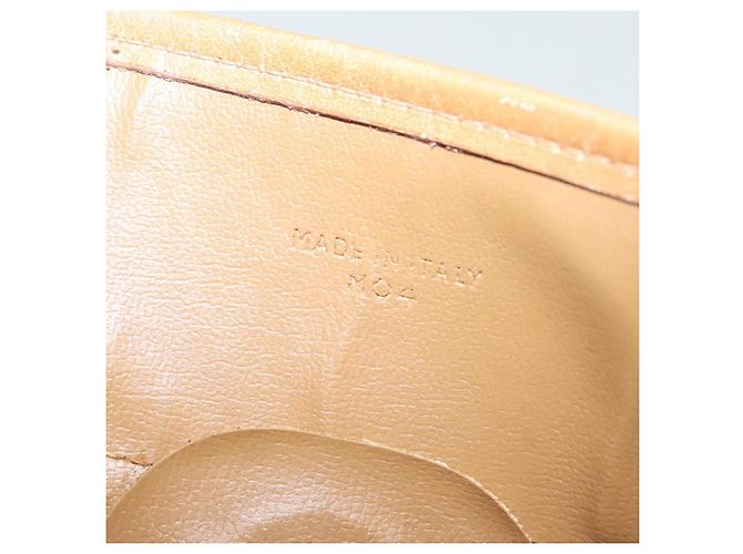 Céline CELINE Macadam Canvas Tote Bag PVC Beige Gold Auth 136444 Golden - Ansicht 12