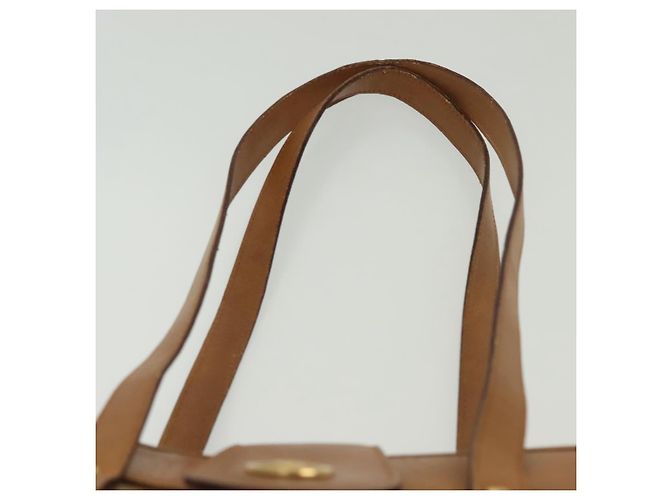 Céline CELINE Macadam Canvas Tote Bag PVC Beige Gold Auth 136444 Golden - Ansicht 14