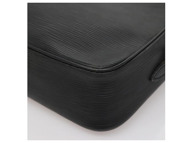 LOUIS VUITTON Borsa a Spalla Epi Trocadero 27 Nera M52312 LV Auth BA4733 Nero - vista 16