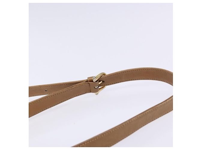 Céline CELINE Macadam Canvas Schultertasche PVC Beige Gold Auth BA4269 Golden - Ansicht 14