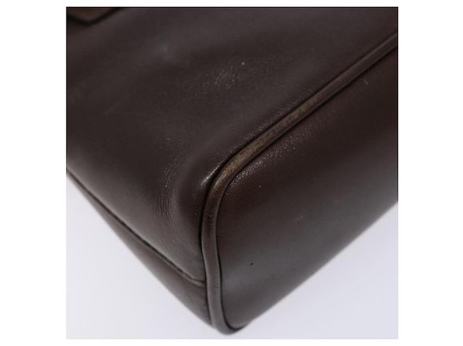 Borsa a Spalla in Pelle Gucci Bamboo 2way Marrone Oro 007 2032 0281 Auth mr1478 D'oro - vista 17