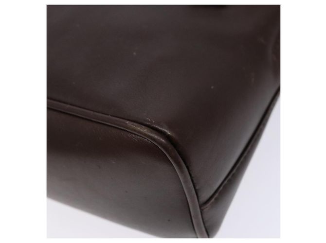 Borsa a Spalla in Pelle Gucci Bamboo 2way Marrone Oro 007 2032 0281 Auth mr1478 D'oro - vista 18