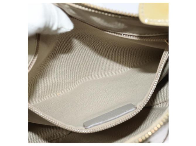 Borsa a Spalla Salvatore Ferragamo Vala in Pelle Grigia Oro Auth 135353 Marrone D'oro - vista 20