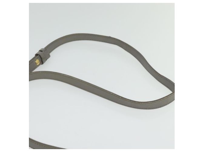 Borsa a Spalla Salvatore Ferragamo Vala in Pelle Grigia Oro Auth 135353 Marrone D'oro - vista 8