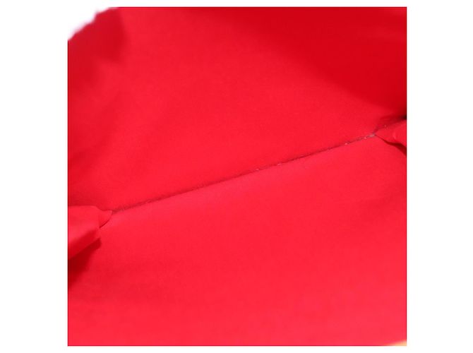 LOUIS VUITTON Borsa Tote Stanton Monogram Vernis Rossa M91078 LV Auth BA4291 Rosso - vista 11