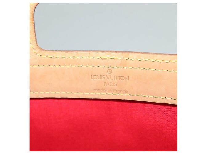 LOUIS VUITTON Borsa Tote Stanton Monogram Vernis Rossa M91078 LV Auth BA4291 Rosso - vista 18