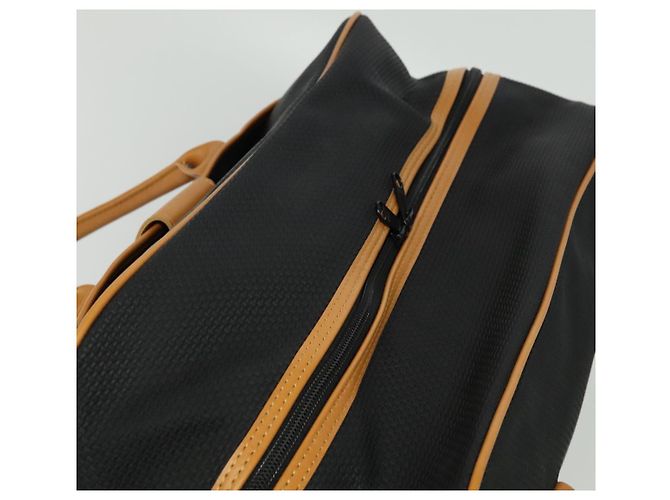 Borsa Boston in pelle PVC nera Auth am8817 di SAINT LAURENT Nero - vista 6