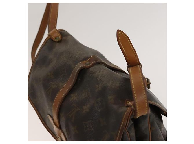 LOUIS VUITTON Borsa a Spalla Monogram Saumur 30 M42256 LV Auth bs28187 Monogramma - vista 6