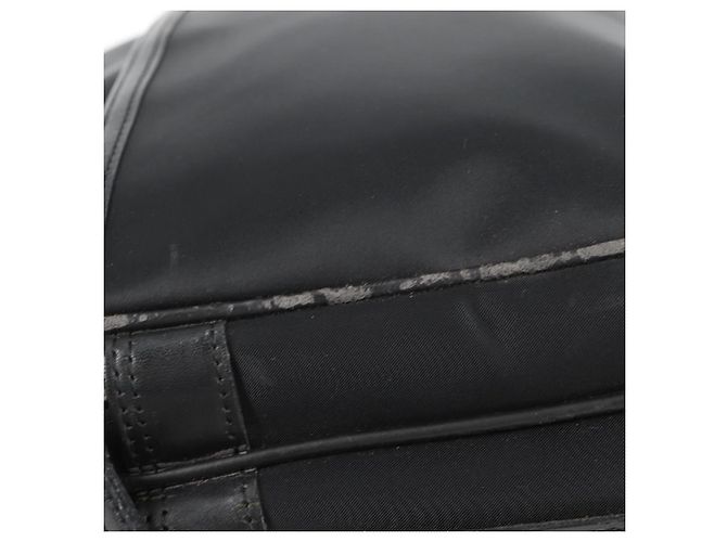 Borsa a spalla in nylon nero e argento autentica BURBERRY bs28161 - vista 4