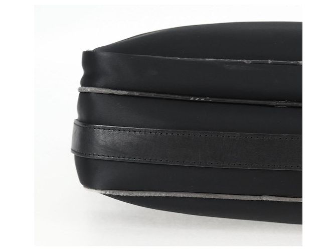 Borsa a spalla in nylon nero e argento autentica BURBERRY bs28161 - vista 8