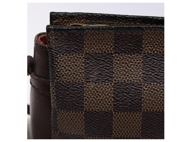 LOUIS VUITTON Pochette per il Trucco Damier Ebene N51982 LV Auth 136912 - vista 9
